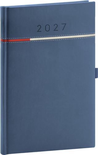 Diář týdenní - Tomy 2027 - modro-červený - 15 x 21 cm   PGD-TA5TO-7716