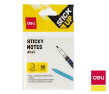 Bloček samolepící STICK UP transparentní 76 x 76mm 50l DELI EAO43 (1)