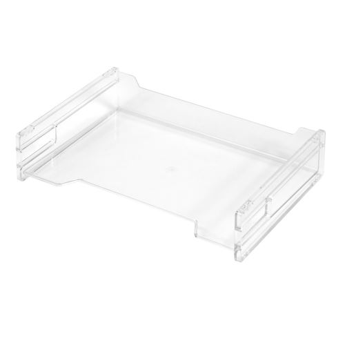 Odkládací zásuvka - plná, transparentní, A4 na šířku HERLITZ            01610393