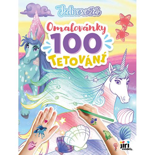 Omalovánky a 100 tetování - Jednorožci   4586-9