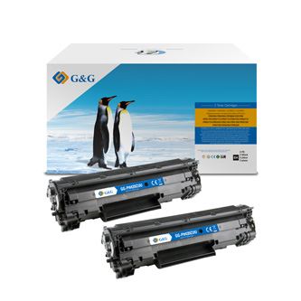 Toner G&G kompatibilní - s HP CB435A, CB436A, CE285A, CE278A, Canon CRG128, NT-PH435CUU
