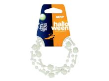 Náramek s kostí svítící Halloween - 3ks   1042931