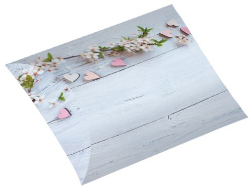 Krabička skládací dárková srdíčka L 25 x 33 cm, 12356
