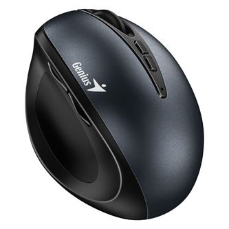 Myš bezdrátová, Genius Ergo 8300S, černo-šedá, optická, 1600DPI