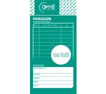 Obchodní paragon, nečíslovaný, nepropisovací, 100listů OP1070