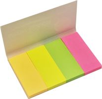 Samolepící bloček neon  50x20mm  4x50 listů (1)