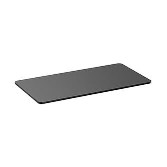 Deska stolu Powerton ERGO UNO TOP 160x75x1,8 cm, černá