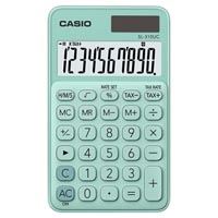 Kalkulačka Casio SL 310UC GN, tyrkysová, desetimístná, duální napájení