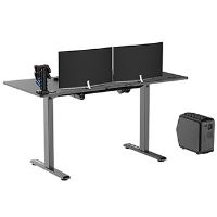 Herní stůl ULTRADESK LEVEL V2, 140x68cm, 72-117cm, elektricky nastavitelná výška, bez podl (2)