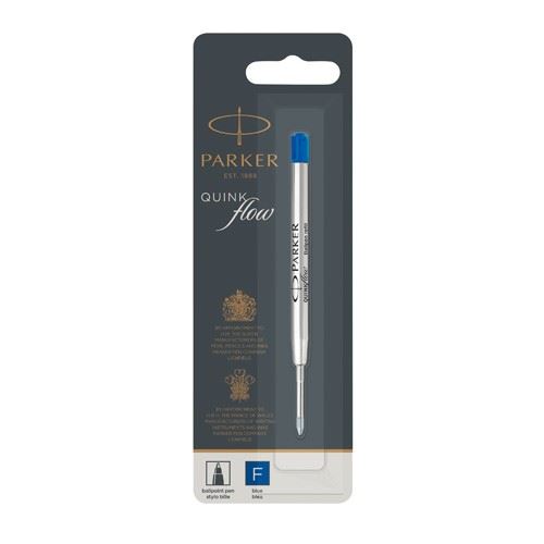Náplň kuličková Parker QuinkFlow - modrá F (0,8 mm)       1090954