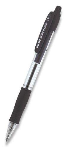 Pero kuličkové PILOT Super Grip, černá, 0,7mm, 2028-001 BPGP-10R-F