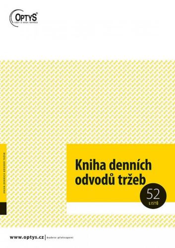 Kniha denních odvodů tržeb A4 OP1095