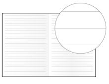 Notes linkovaný - Nora - A5 - modrá   BUL1-20-1 (1)
