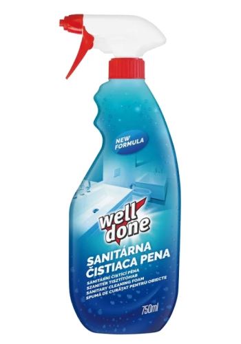 Sanitární čistící pěna Well Done s rozprašovačem 750ml  2000