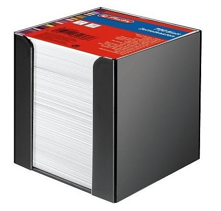 Kostka papírová v černé krabičce HERLITZ                1600360
