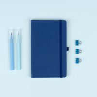 Notes Tmavě modrý, tečkovaný, 13 × 21 cm      A-33203 (2)