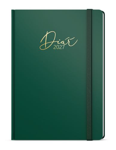 Diář denní - David - Luxi - A5 - zelená   BDD8-5-27