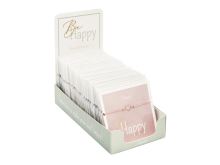 Náramek Be Happy - srdce, zlatý