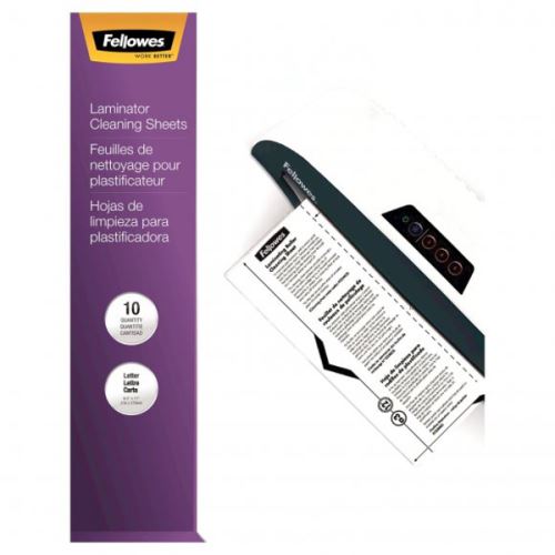 Čistící listy Fellowes - pro laminátory - 10ks   FELLAXCLEAN