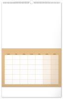 Kreativní kalendář rodinný NOTIQUE - nedatovaný - 33 x 46 cm   PGN-36380-L (8)