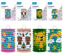 Lampion 15cm válec  LUMA mix (1)
