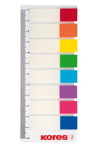 Záložky indexové 12x 45 KORES /8x25l