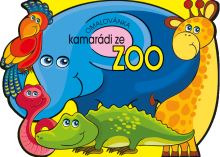 Omalovánka A4 s výsekem - Kamarádi ze ZOO BO903
