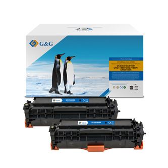 Toner G&G kompatibilní s HP CC530A, CE410X, CF380X, Canon CRG118, CRG718, C, NT-PH530UBK,