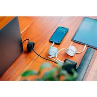 USB kabel Verbatim - USB C samec - USB C samec, 60W, 1.2m, magnetický, šedý, box, 31850 (5)
