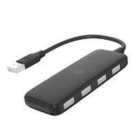 USB (2.0) hub 4-port Hewlett-Packard - DHC-CT110C, černý (10)