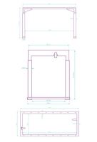 Rám stolu Ultradesk UPLIFT FRAME - elektricky nastavitelná výška, 90 kg nosnost, bílý (15)
