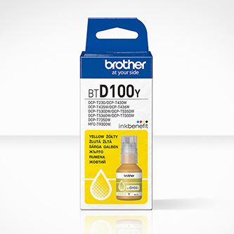 Originální ink Brother - BTD100Y, yellow, 5000str., 48.8ml