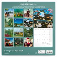 Kalendář poznámkový - Henri Rousseau 2027 - 30 x 30 cm   PGP-36994-V (14)