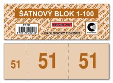 Šatnové bloky 1-100 čísel ekologický ET290 (2)