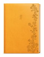 Diář týdenní - Oskar - Vivella s ražbou - A5 - Květy   BTO61-23-27