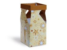Krabička dárková vánoční 12x12x15cm (1)