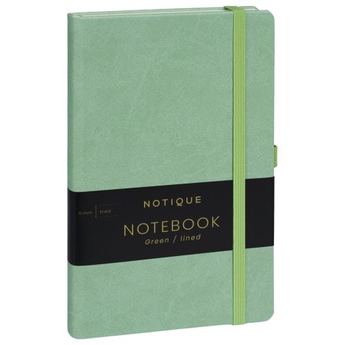 Notes Zelený, linkovaný, 13 × 21 cm        A-33209