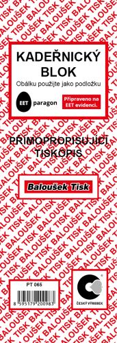 Kadeřnický blok propisující PT065