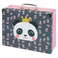 Školní kufřík Panda - skládací s kováním     A-33181