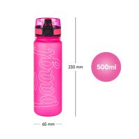 Láhev na pití tritanová - Logo růžová - 500ml   A-31987 (6)