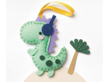 Mini šití filc - Dinosaurus