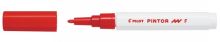 Popisovač PILOT Pintor - akrylový, červená, F (tenký hrot) 1 mm 4074-002