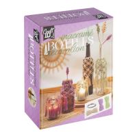 Macramé - Dekorace na skleničky, lahve