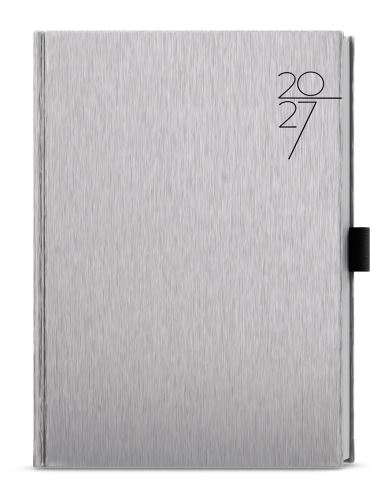 Diář denní - David - ForMen - A5 - Silver   BDD30-9-27