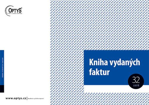 Kniha vydaných faktur A4 OP1010