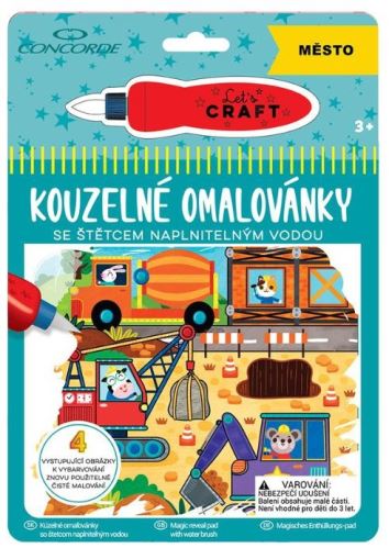 Kouzelné omalovánky vodou CONCORDE  - Město A461