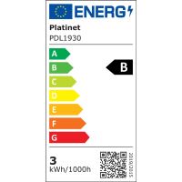 Stolní LED lampa Platinet - 3W - bezdrátové nabíjení - bílá   PLADLL1930BL (3)