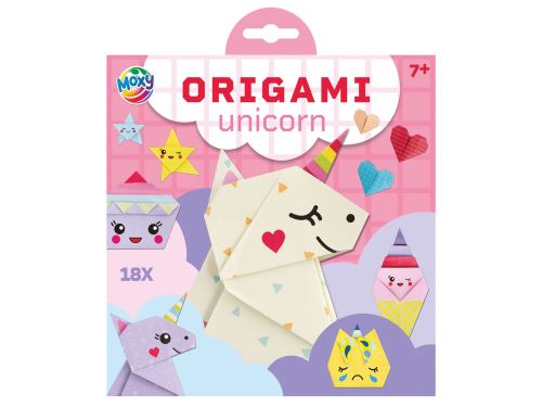 Origami Unicorn  - 21 x 21 cm - 18 archů   100133U