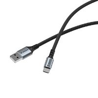 USB kabel Verbatim - USB A samec - USB C samec, 18W, 1.2m, černý, box, 31843 (1)