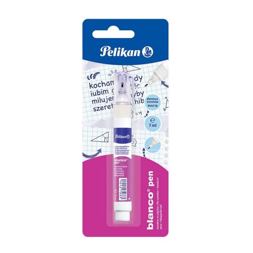 Korekční pero PELIKAN - bílé, 7ml                       00300940
